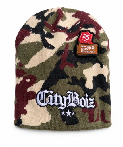 CB CAMO BEANIE