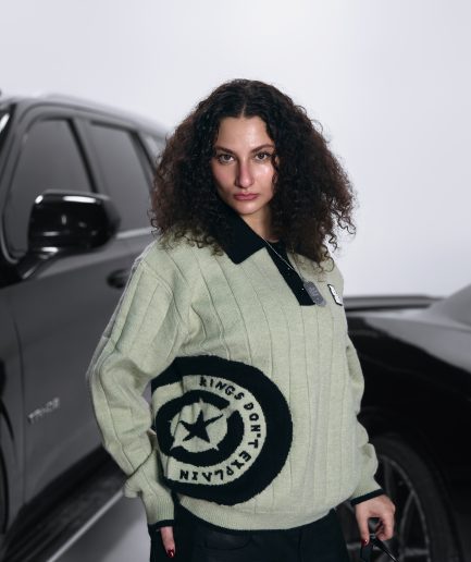 CB Sweatshirt Polo ( Grey )
